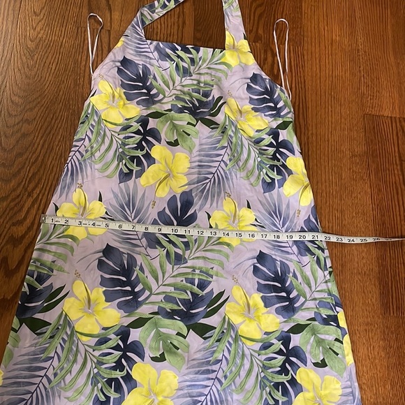 NWT TOMMY BAHAMAS women’s TROPICAL FLORAL SILK Halter Dress zip open back 16 - Picture 16 of 16